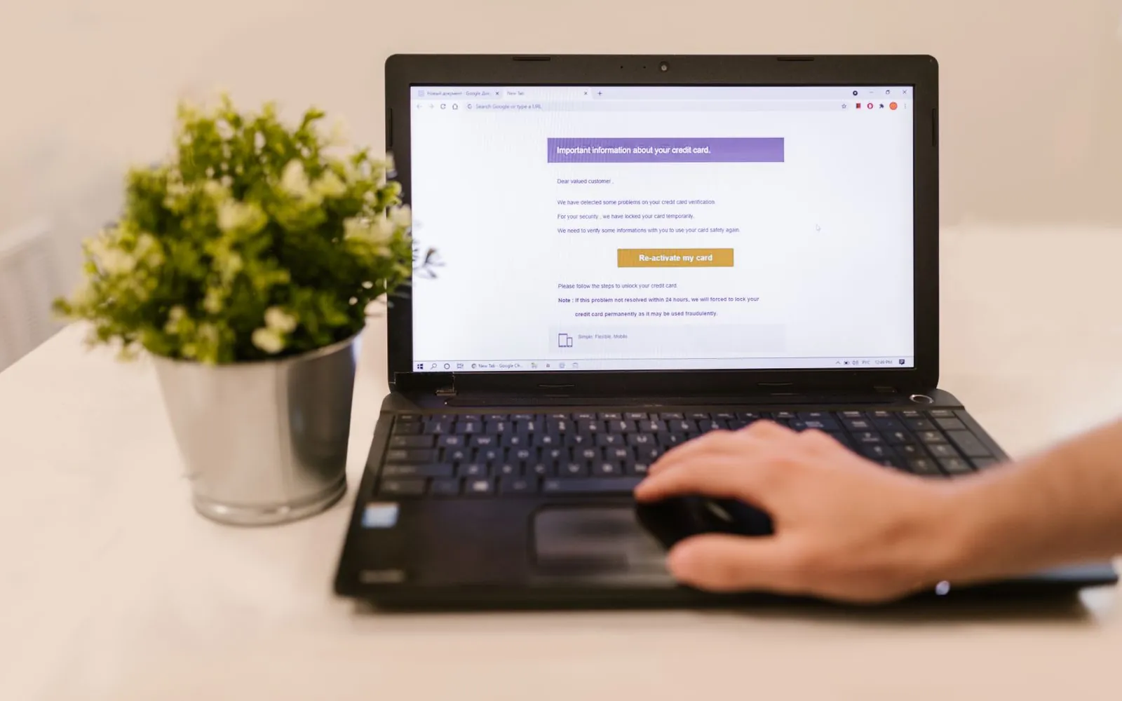 Email marketing services – marketer designing a newsletter on a laptop