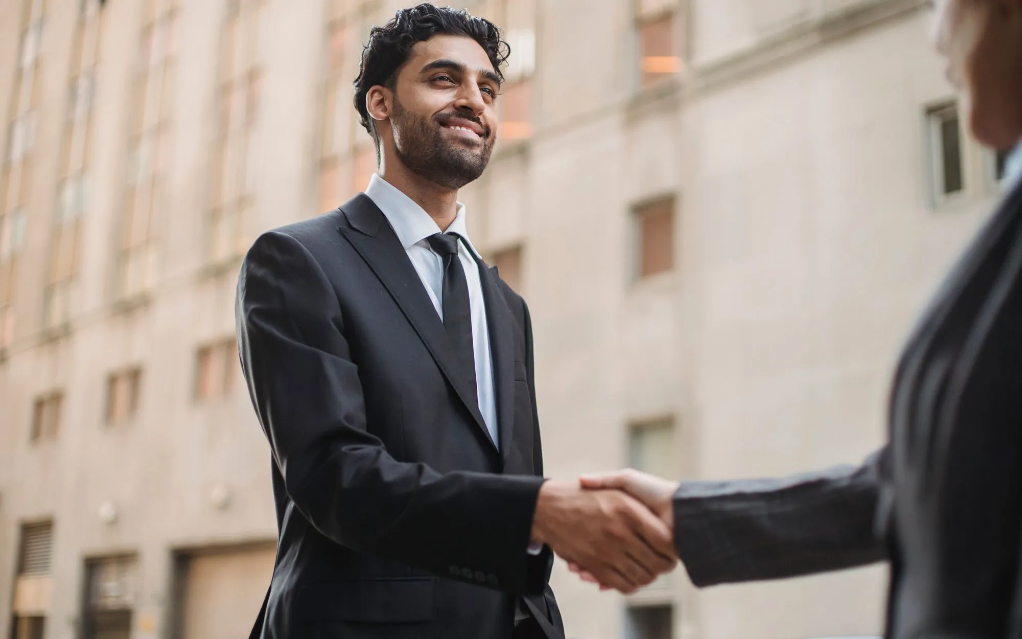 Business meeting that started with a LinkedIn conversation